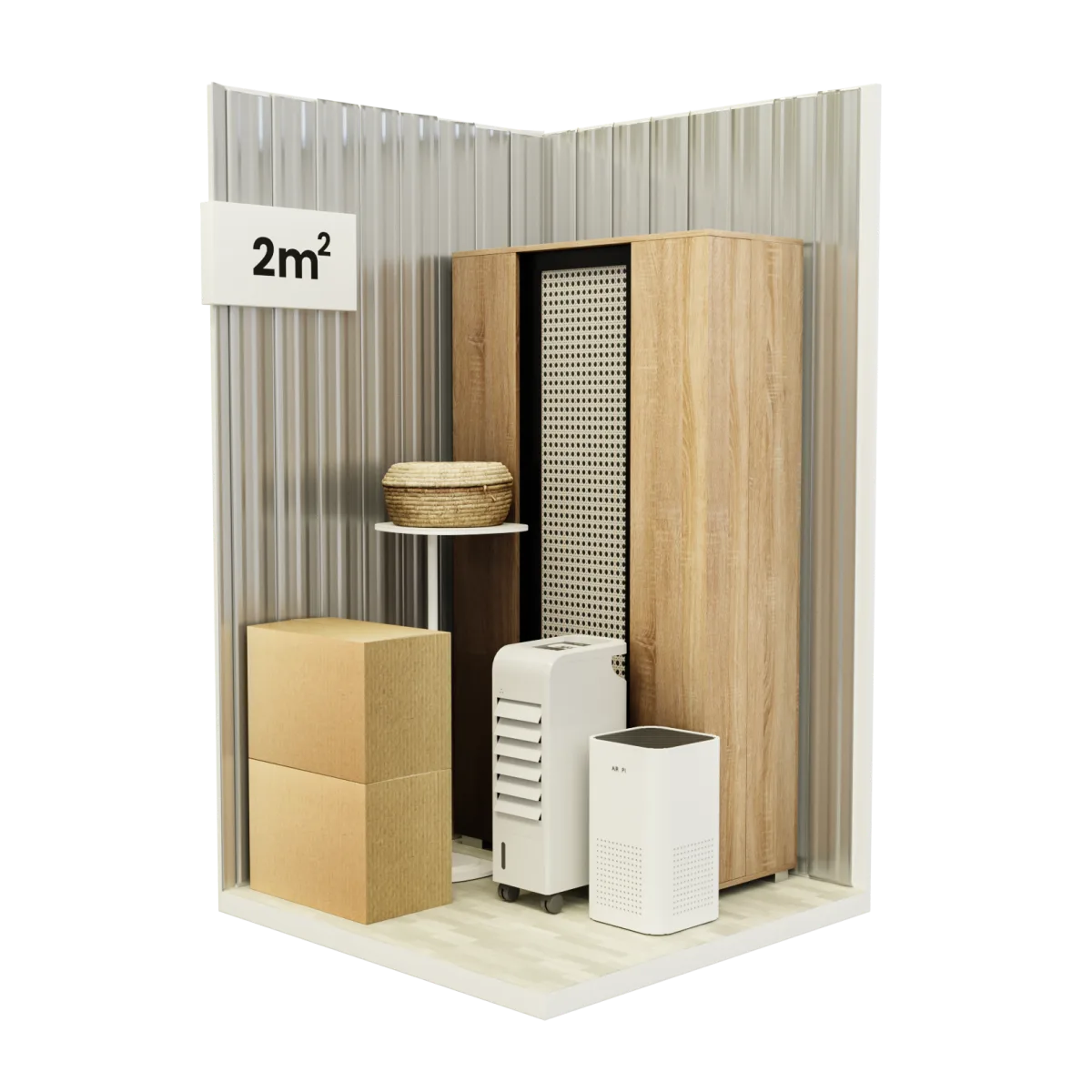 Miniförråd — 2 m²